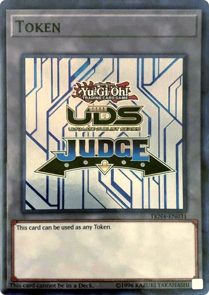 Official Judge Token: TKN4-EN031 card from Judge Promotional Cards