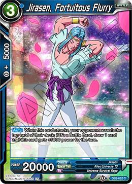 Jirasen, Fortuitous Flurry DB2-052 card from Draft Box 05 - Divine Multiverse