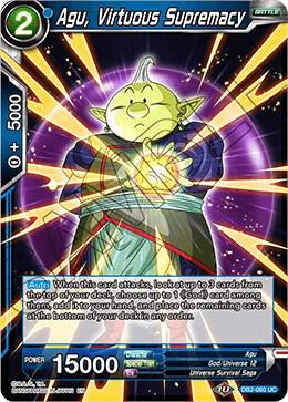 Agu, Virtuous Supremacy DB2-060 card from Draft Box 05 - Divine Multiverse