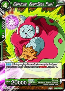 Ribrianne, Boundless Heart DB2-070 card from Draft Box 05 - Divine Multiverse