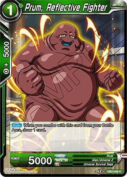 Prum, Reflective Fighter DB2-086 card from Draft Box 05 - Divine Multiverse