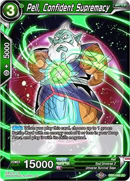 Pell, Confident Supremacy DB2-088 card from Draft Box 05 - Divine Multiverse