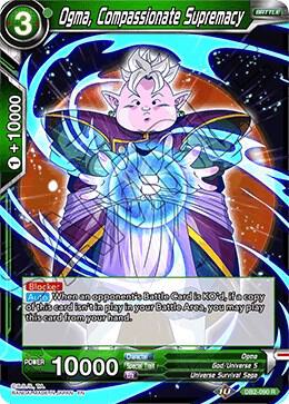 Ogma, Compassionate Supremacy DB2-090 card from Draft Box 05 - Divine Multiverse