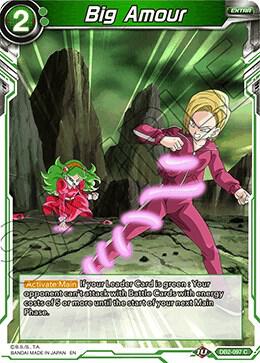 Big Amour DB2-097 card from Draft Box 05 - Divine Multiverse