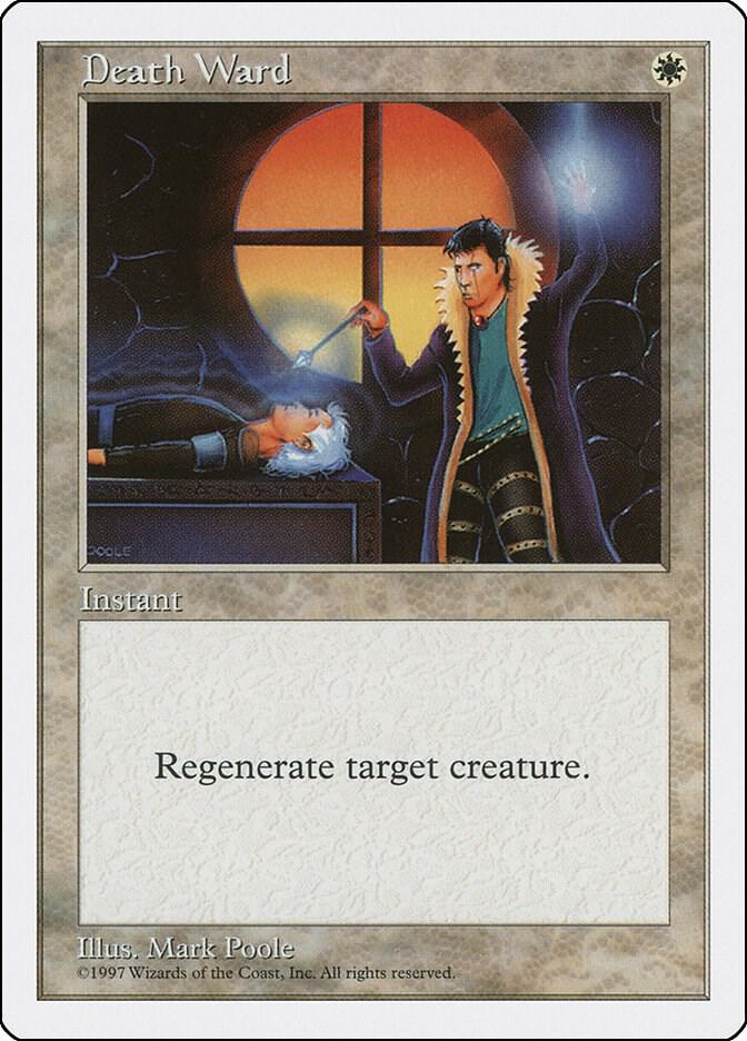 Death Ward card from Fifth Edition