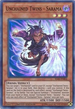 Unchained Twins - Sarama IGAS-ENSE4 card from Ignition Assault