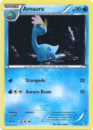 Amaura - 25/111 (Cosmos Holo) 025/111 card from Miscellaneous Cards & Products