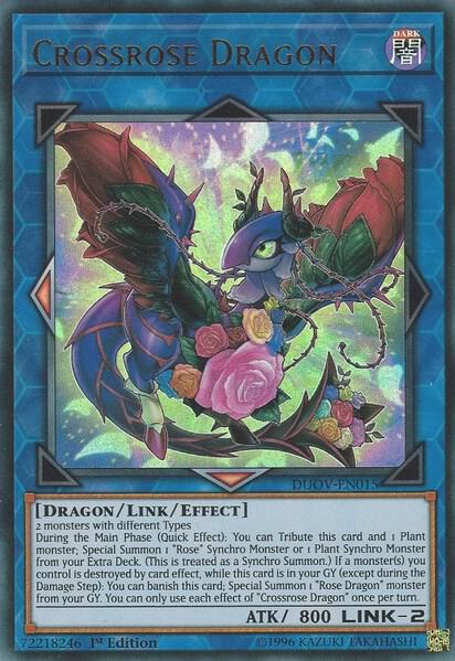 Crossrose Dragon DUOV-EN015 card from Duel Overload