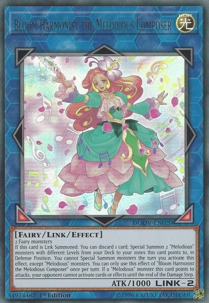 Bloom Harmonist the Melodious Composer DUOV-EN020 card from Duel Overload