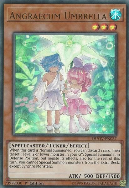 Angraecum Umbrella DUOV-EN027 card from Duel Overload