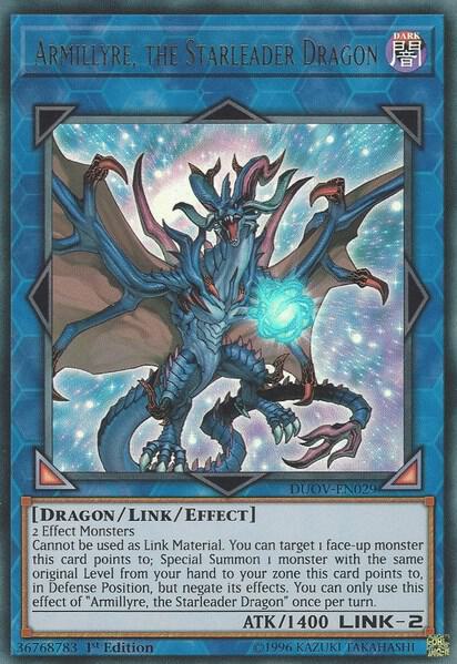 Armillyre, the Starleader Dragon DUOV-EN029 card from Duel Overload