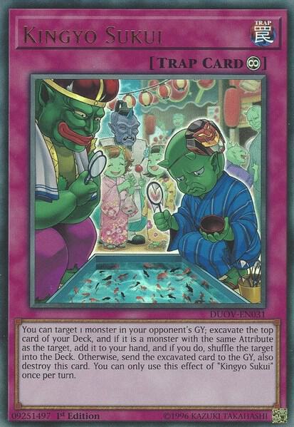 Kingyo Sukui DUOV-EN031 card from Duel Overload