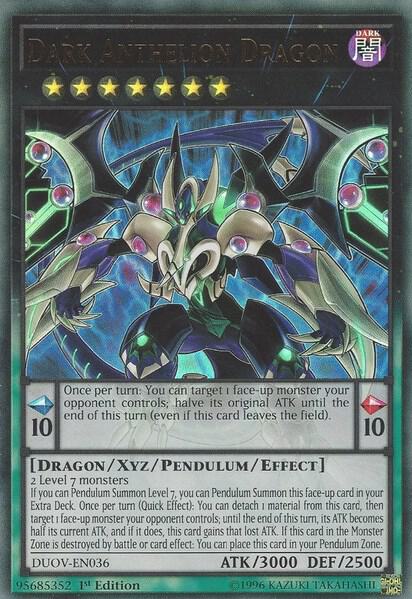 Dark Anthelion Dragon DUOV-EN036 card from Duel Overload