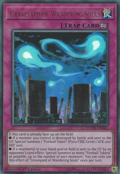Graveyard of Wandering Souls DUOV-EN043 card from Duel Overload