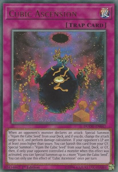 Cubic Ascension DUOV-EN047 card from Duel Overload