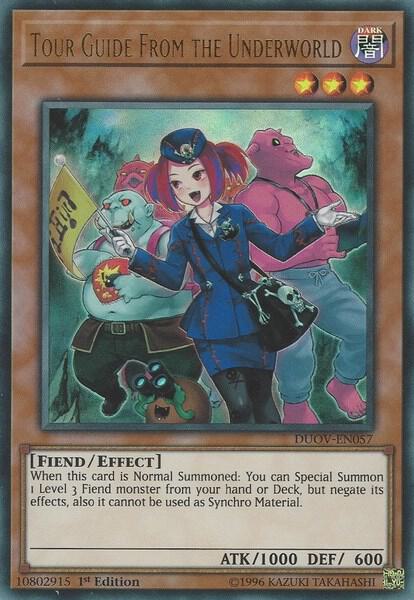 Tour Guide From the Underworld DUOV-EN057 card from Duel Overload