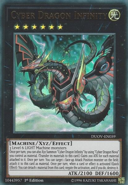 Cyber Dragon Infinity DUOV-EN059 card from Duel Overload