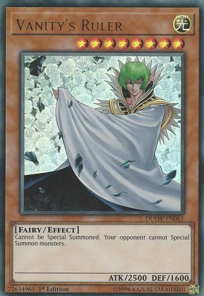 Vanity's Ruler DUOV-EN061 card from Duel Overload