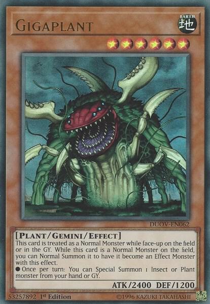 Gigaplant DUOV-EN062 card from Duel Overload