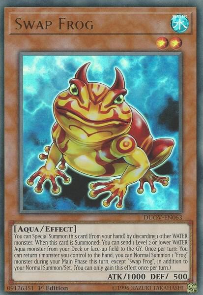Swap Frog DUOV-EN063 card from Duel Overload