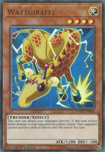 Wattgiraffe DUOV-EN064 card from Duel Overload