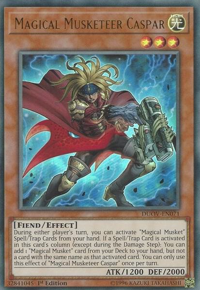 Magical Musketeer Caspar DUOV-EN071 card from Duel Overload