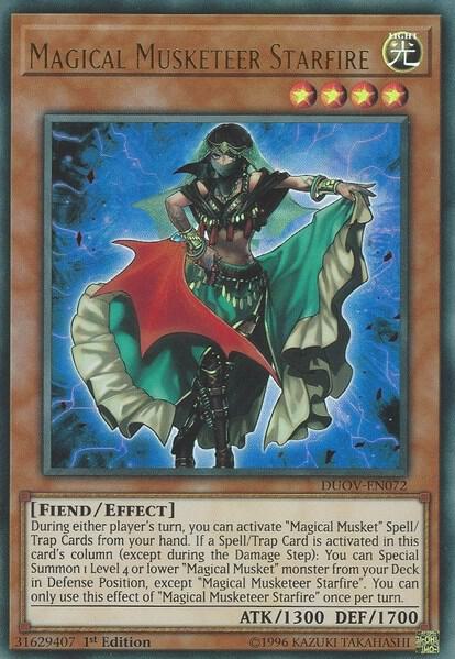 Magical Musketeer Starfire DUOV-EN072 card from Duel Overload