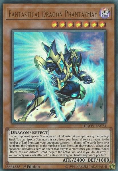 Fantastical Dragon Phantazmay DUOV-EN074 card from Duel Overload