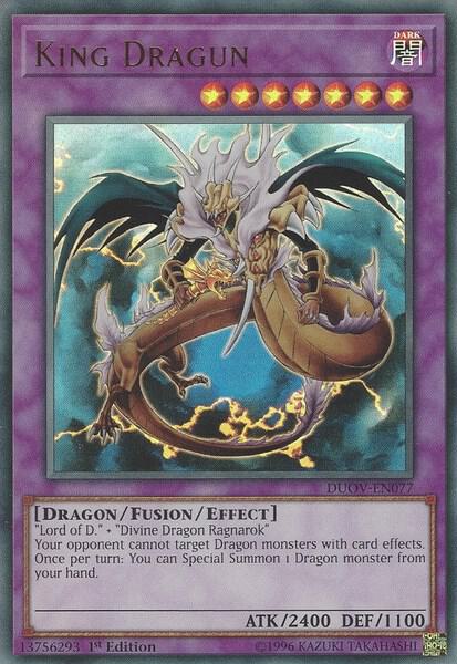 King Dragun DUOV-EN077 card from Duel Overload