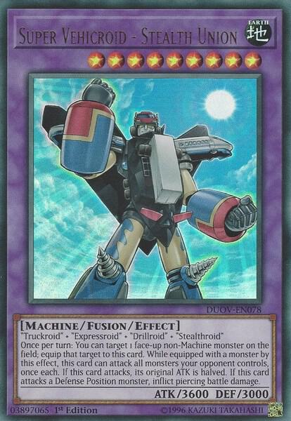 Super Vehicroid - Stealth Union DUOV-EN078 card from Duel Overload