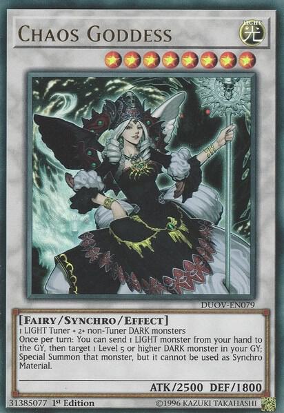Chaos Goddess DUOV-EN079 card from Duel Overload