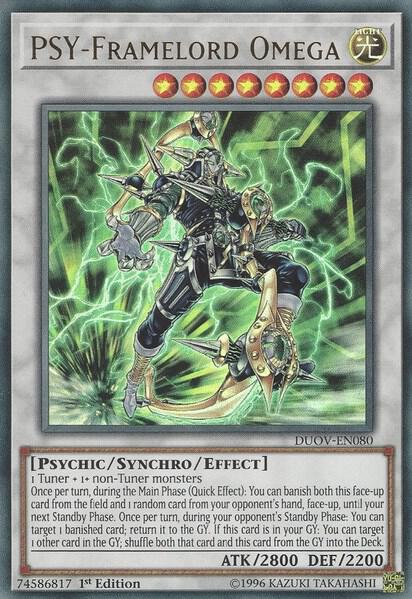 PSY-Framelord Omega DUOV-EN080 card from Duel Overload