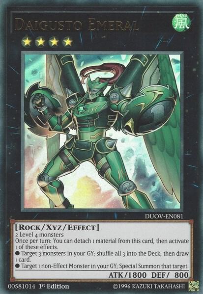 Daigusto Emeral DUOV-EN081 card from Duel Overload
