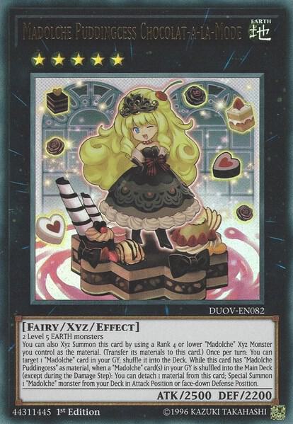 Madolche Puddingcess Chocolat-a-la-Mode DUOV-EN082 card from Duel Overload