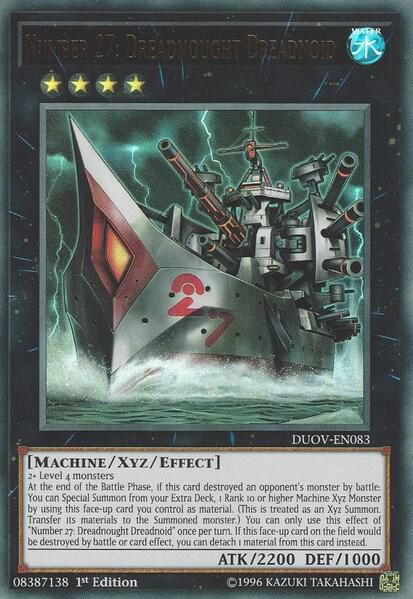 Number 27: Dreadnought Dreadnoid DUOV-EN083 card from Duel Overload