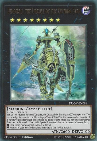 Dingirsu, the Orcust of the Evening Star DUOV-EN084 card from Duel Overload