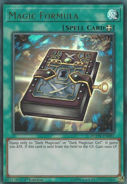 Magic Formula DUOV-EN087 card from Duel Overload