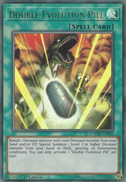 Double Evolution Pill DUOV-EN089 card from Duel Overload
