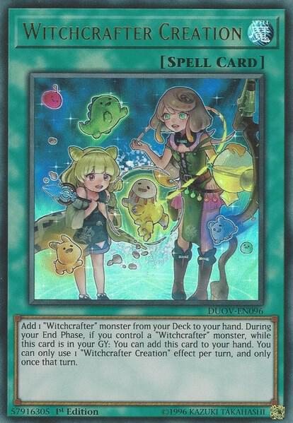 Witchcrafter Creation DUOV-EN096 card from Duel Overload