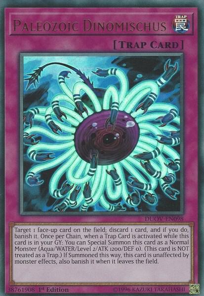Paleozoic Dinomischus DUOV-EN098 card from Duel Overload