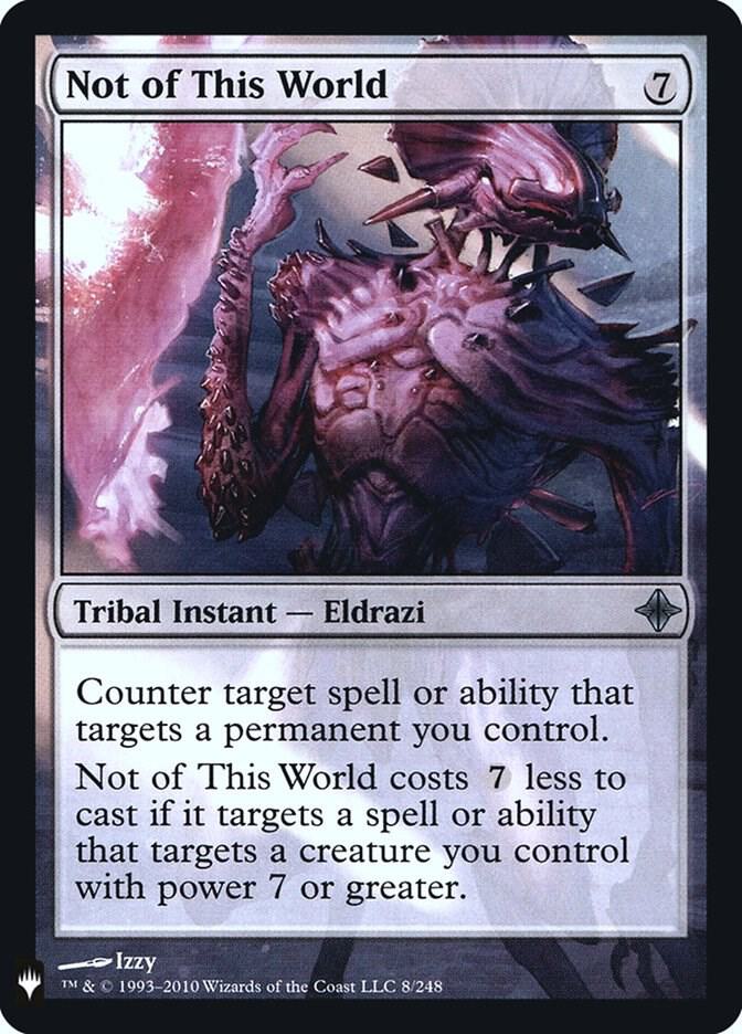 Not of This World 8 card from The List Reprints