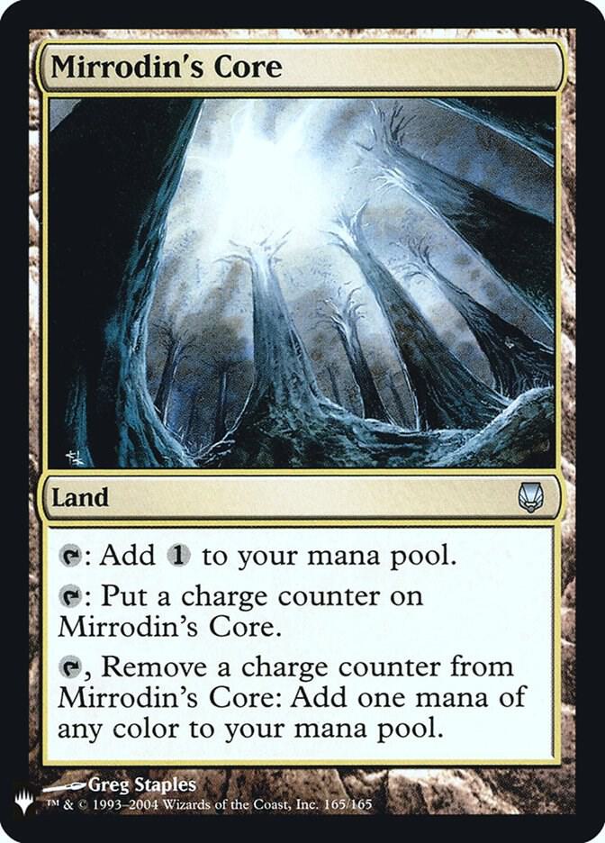 Mirrodin's Core 165 card from The List Reprints