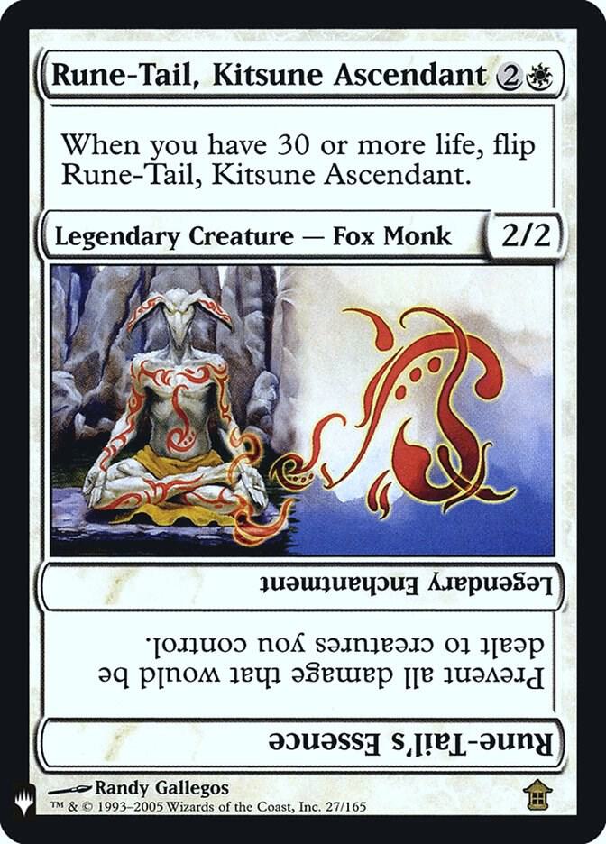 Rune-Tail, Kitsune Ascendant 27 card from The List Reprints