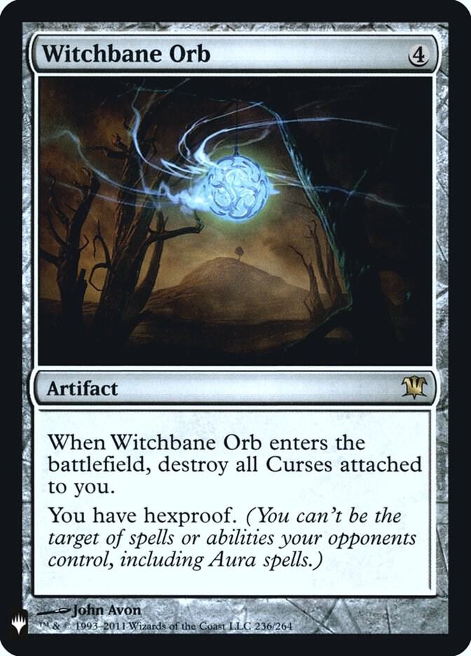 Witchbane Orb 236 card from The List Reprints