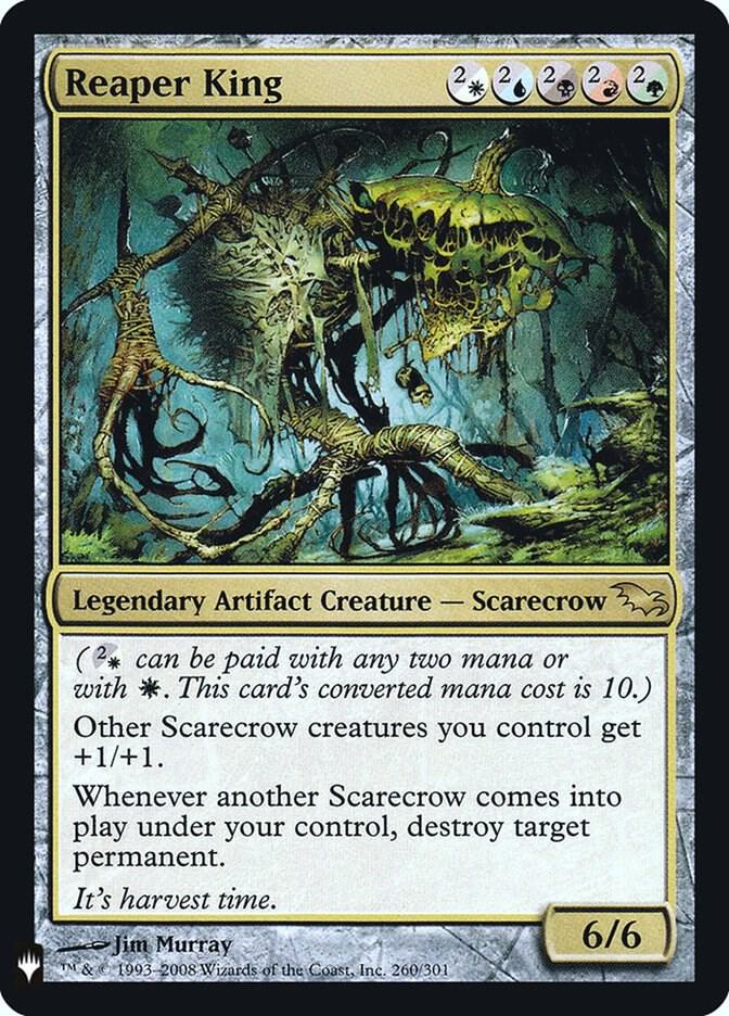 Reaper King 260 card from The List Reprints