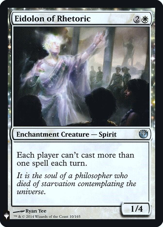Eidolon of Rhetoric 10 card from The List Reprints
