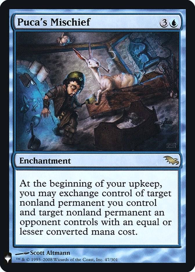 Puca's Mischief 47 card from The List Reprints