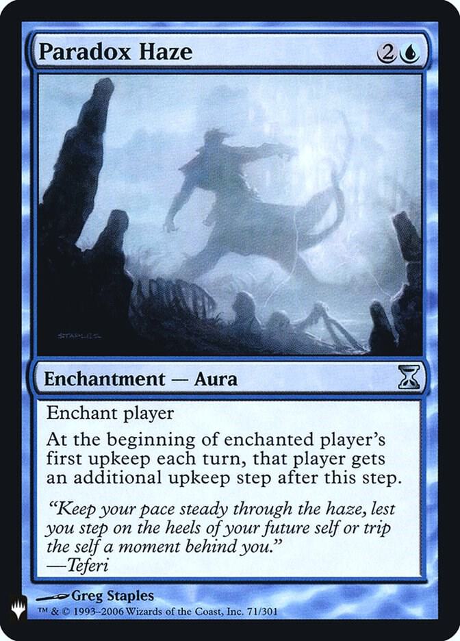 Paradox Haze 71 card from The List Reprints