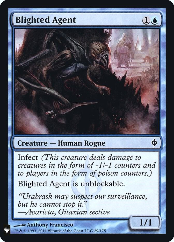 Blighted Agent 29 card from The List Reprints