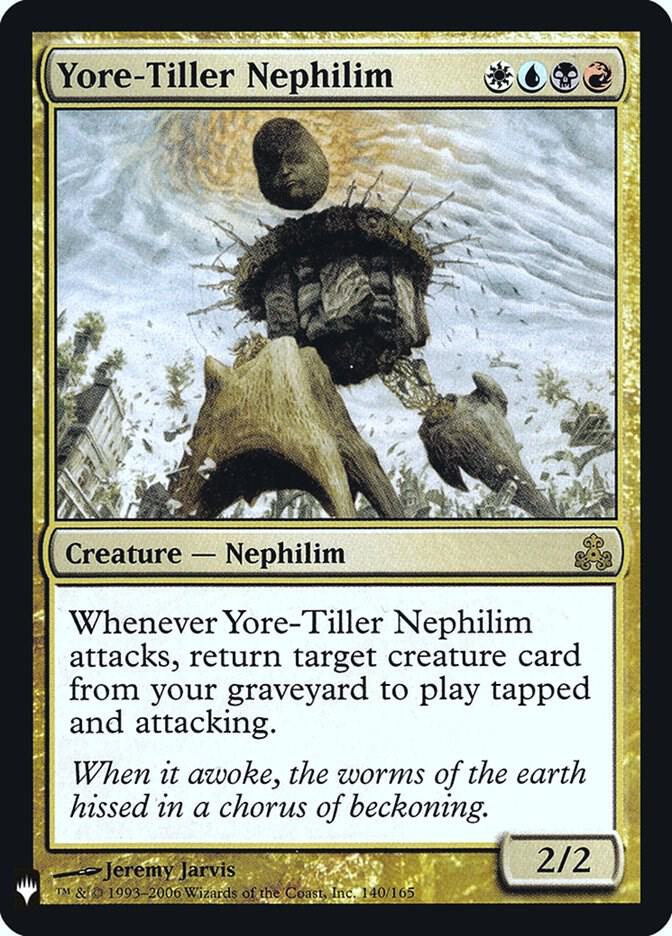 Yore-Tiller Nephilim 140 card from The List Reprints